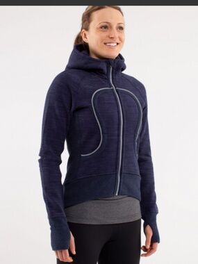 Lululemon vintage Scuba Hoodie Commuter Commuter Denim Lilac Dune Deep Indigo
